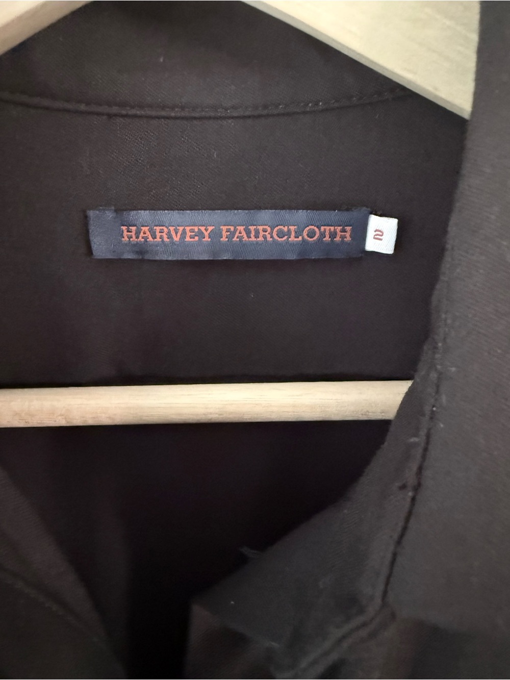 Harvey Faircloth Black Cotton Silk Lined Utility Jumpsuit Size 2 Made USA - Picture 2 of 10